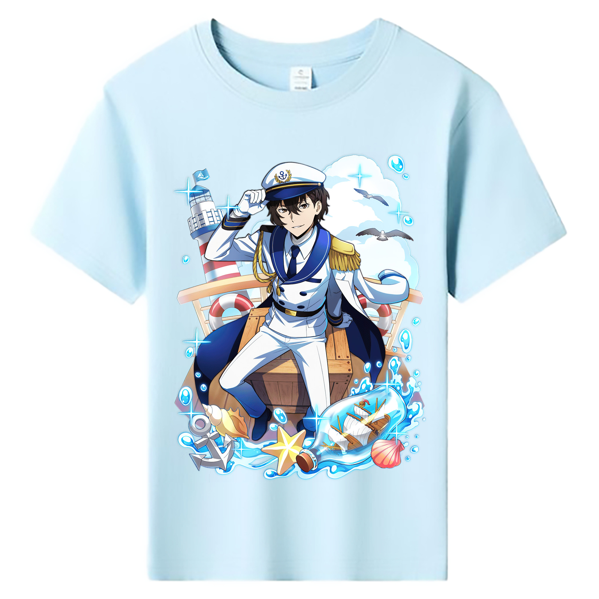 （画像用） 文豪ストレイドッグス Bungo Stray Dogs 綿100％キッズTシャツ（フロントプリント）